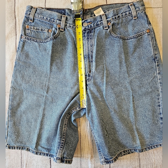 Vintage Levi's •Size 36• 550 Shorts Blue Red Tab Relaxed Fit Y2K 10 Inch Inseam - Picture 10 of 10